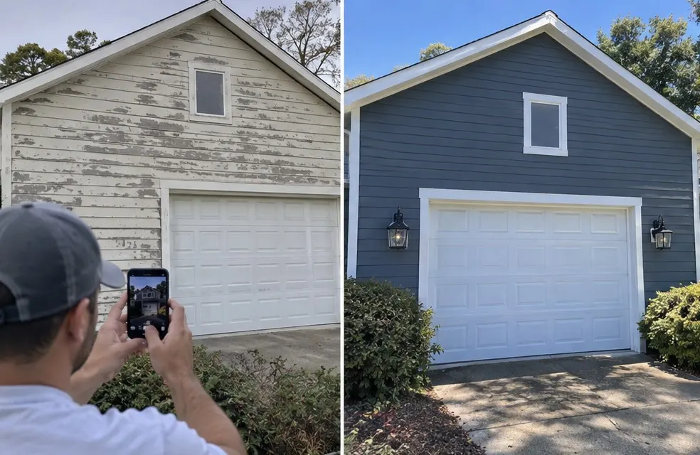 Before and After Photos and Google Reviews for Painters